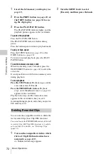 Preview for 72 page of Sony HANDYCAM PMW-320K Operating Instructions Manual