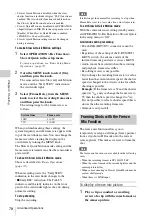 Preview for 78 page of Sony HANDYCAM PMW-320K Operating Instructions Manual