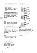 Preview for 82 page of Sony HANDYCAM PMW-320K Operating Instructions Manual