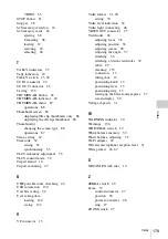 Preview for 179 page of Sony HANDYCAM PMW-320K Operating Instructions Manual