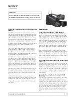 Sony HANDYCAM PMW-320L User Manual preview