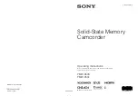 Sony HANDYCAM PMW-350L Operating Instructions Manual preview