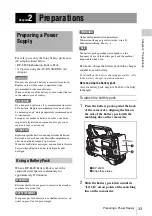 Preview for 33 page of Sony HANDYCAM PMW-350L Operating Instructions Manual