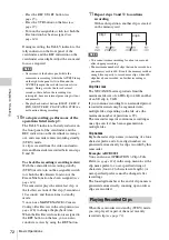 Preview for 72 page of Sony HANDYCAM PMW-350L Operating Instructions Manual