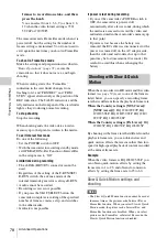 Preview for 78 page of Sony HANDYCAM PMW-350L Operating Instructions Manual