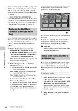 Preview for 94 page of Sony HANDYCAM PMW-350L Operating Instructions Manual