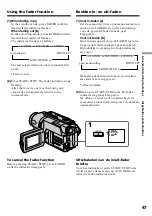 Preview for 47 page of Sony Handycam Vision CCD-TRV107E Operating Instructions Manual