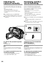 Предварительный просмотр 54 страницы Sony Handycam Vision CCD-TRV107E Operating Instructions Manual