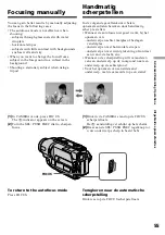 Предварительный просмотр 55 страницы Sony Handycam Vision CCD-TRV107E Operating Instructions Manual