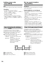 Предварительный просмотр 74 страницы Sony Handycam Vision CCD-TRV107E Operating Instructions Manual