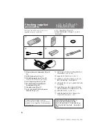 Preview for 6 page of Sony Handycam Vision CCD-TRV14E Operating Instructions Manual