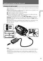 Preview for 7 page of Sony Handycam Vision CCD-TRV16 Operating Instructions Manual