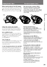 Preview for 25 page of Sony Handycam Vision CCD-TRV300E Operating Instructions Manual