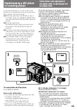 Предварительный просмотр 45 страницы Sony Handycam Vision CCD-TRV300E Operating Instructions Manual