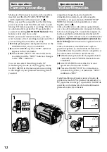 Preview for 12 page of Sony Handycam Vision CCD-TRV34 Operating Instructions Manual