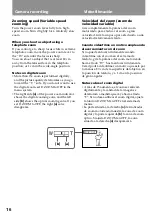 Preview for 16 page of Sony Handycam Vision CCD-TRV34 Operating Instructions Manual