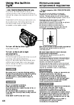 Preview for 64 page of Sony Handycam Vision CCD-TRV37E Operating Instructions Manual