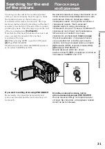 Предварительный просмотр 31 страницы Sony Handycam Vision CCD-TRV54E Operating Instructions Manual