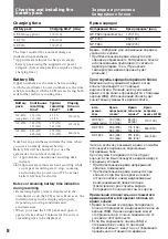 Preview for 8 page of Sony HANDYCAM VISION CCD-TRV64E Operating Instructions Manual