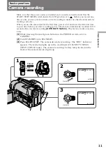 Предварительный просмотр 11 страницы Sony Handycam Vision CCD-TRV715 Operating Instructions Manual