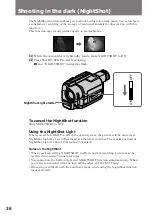 Предварительный просмотр 36 страницы Sony Handycam Vision CCD-TRV715 Operating Instructions Manual