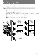 Предварительный просмотр 47 страницы Sony Handycam Vision CCD-TRV715 Operating Instructions Manual