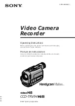 Preview for 1 page of Sony HANDYCAM VISION CCD-TRV94 Operating Instructions Manual