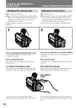 Preview for 10 page of Sony HANDYCAM VISION CCD-TRV94 Operating Instructions Manual