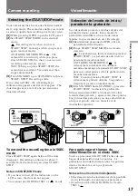 Preview for 17 page of Sony HANDYCAM VISION CCD-TRV94 Operating Instructions Manual