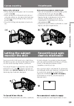 Preview for 19 page of Sony HANDYCAM VISION CCD-TRV94 Operating Instructions Manual