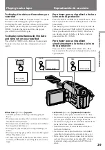 Preview for 29 page of Sony HANDYCAM VISION CCD-TRV94 Operating Instructions Manual