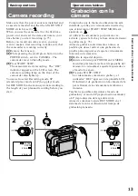 Предварительный просмотр 14 страницы Sony Handycam Vision DCR-SC100 Operating Instructions Manual