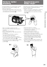 Предварительный просмотр 22 страницы Sony Handycam Vision DCR-SC100 Operating Instructions Manual