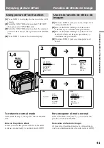 Предварительный просмотр 42 страницы Sony Handycam Vision DCR-SC100 Operating Instructions Manual