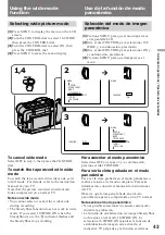 Предварительный просмотр 44 страницы Sony Handycam Vision DCR-SC100 Operating Instructions Manual