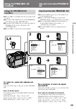 Предварительный просмотр 46 страницы Sony Handycam Vision DCR-SC100 Operating Instructions Manual