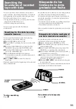 Предварительный просмотр 52 страницы Sony Handycam Vision DCR-SC100 Operating Instructions Manual