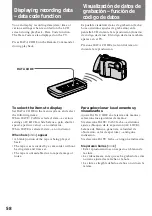 Предварительный просмотр 59 страницы Sony Handycam Vision DCR-SC100 Operating Instructions Manual