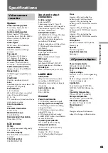 Preview for 81 page of Sony Handycam Vision DCR-TRV5 Operating Instructions Manual