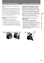 Предварительный просмотр 23 страницы Sony Handycam Vision DCR-TRV5E Operating Instructions Manual