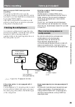 Предварительный просмотр 39 страницы Sony Handycam Vision DCR-TRV5E Operating Instructions Manual