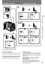 Предварительный просмотр 57 страницы Sony Handycam Vision DCR-TRV5E Operating Instructions Manual