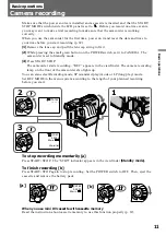 Preview for 11 page of Sony Handycam Vision DCR-TRV9 Operating Instructions Manual