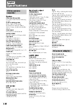 Preview for 118 page of Sony Handycam Vision DCR-TRV9E Operating Instructions Manual