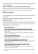 Preview for 14 page of Sony HAP-S1 User Manual