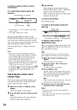 Preview for 22 page of Sony HAR-LH500 Operating Instructions Manual