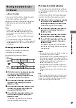 Preview for 27 page of Sony HAR-LH500 Operating Instructions Manual