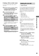 Preview for 31 page of Sony HAR-LH500 Operating Instructions Manual