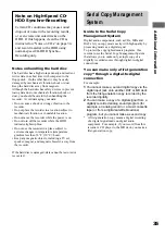 Preview for 35 page of Sony HAR-LH500 Operating Instructions Manual