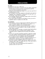 Preview for 4 page of Sony HB-F9P Operating Instructions Manual